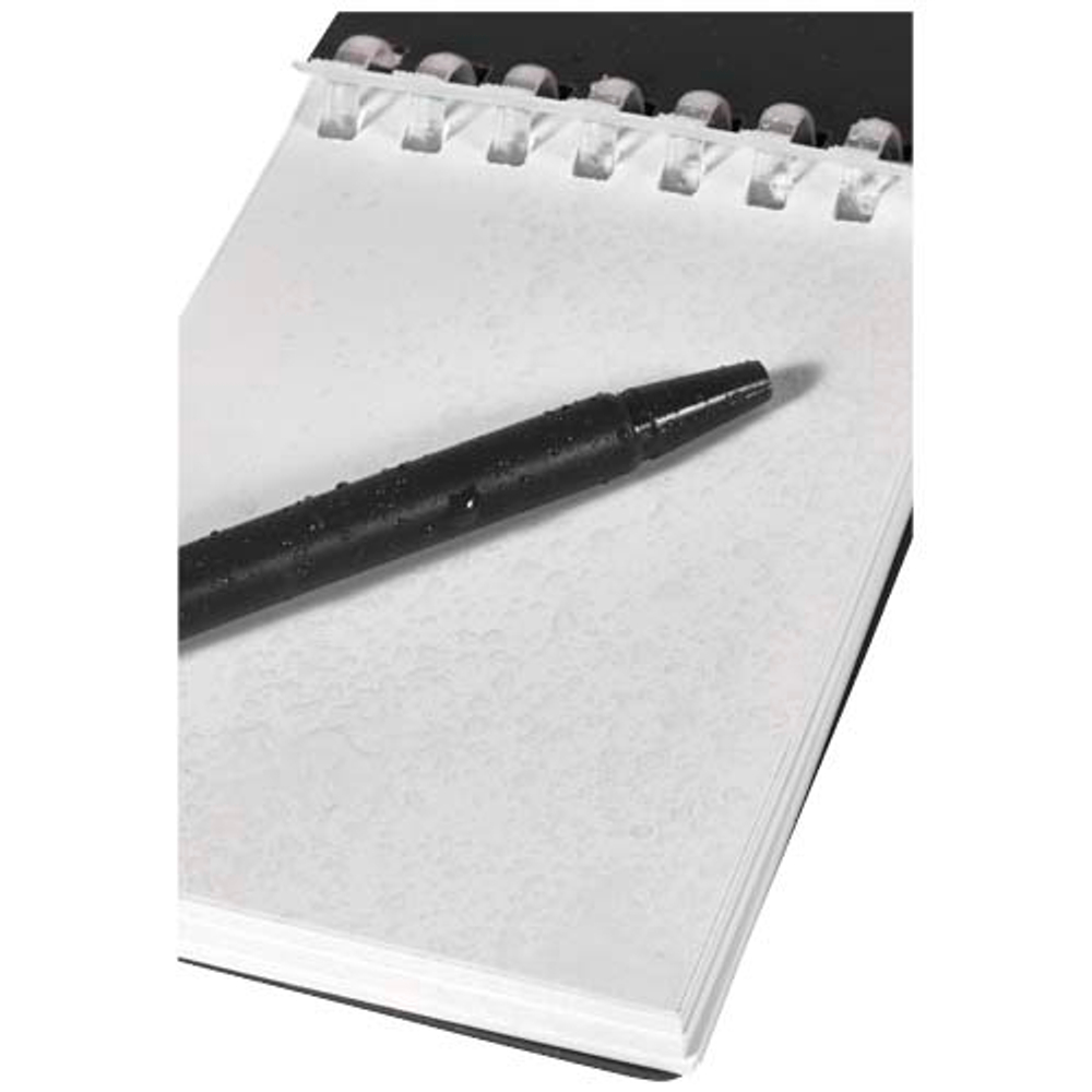 Lig Mini набор из блокнота в мягкой обложке из переработанного пластика и шариковой ручки (синие чернила)