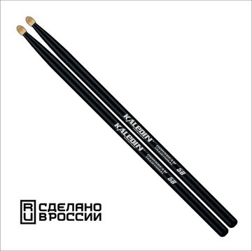 Барабанные палочки, граб, флуоресцентные, Kaledin Drumsticks 5B Black 7KLHBBK5B