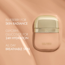 Dolce&Gabbana Blueberry Nutri-Tint - Розовый крем-осветляющий с SPF 20 оттенок 2C Light, 30 ml