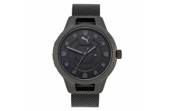 PUMA Reset Series PUMA Wrist Watch Quartz Movement Stainless Steel Strap 43mm Black Dial Men"s Watches P5007 GREY