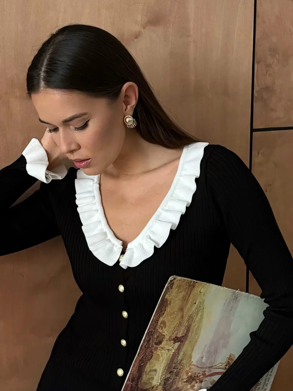 Серьги винтажные Жемчужные, Золотые