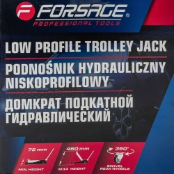 Домкрат подкатной гидравлический 3т Forsage F-TH33003F