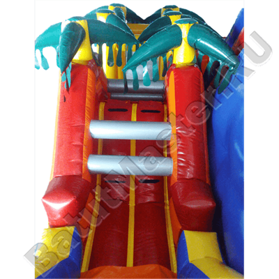 Надувная полоса препятствий "Супер - джунгли"