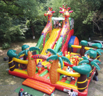 Надувной батут с горкой «Саванна Макси»