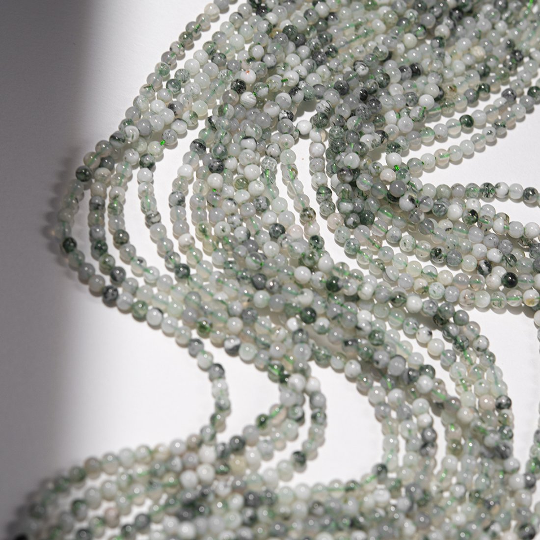 Моховой агат натуральный, шар 3,3мм