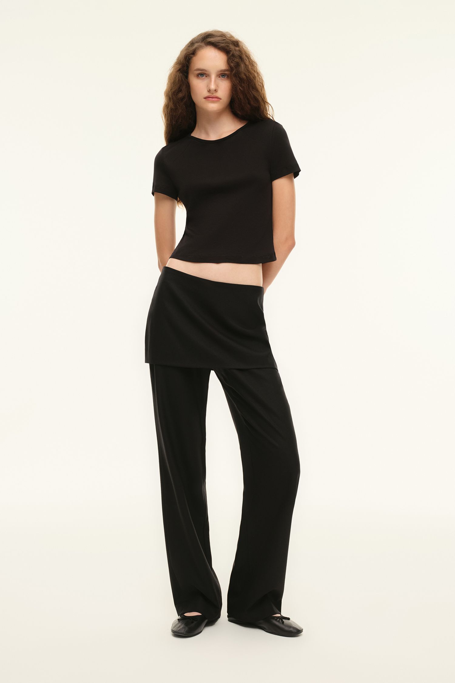 Футболка из хлопка (Short Story), черная