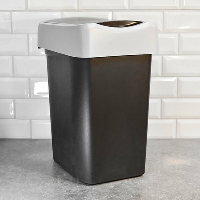 Контейнер для мусора 25л "Smart Bin", черный