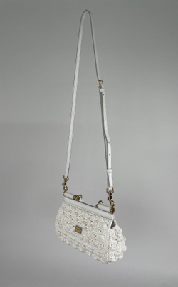 Сумка Dolce&Gabbana Small Sicily Raffia Crochet