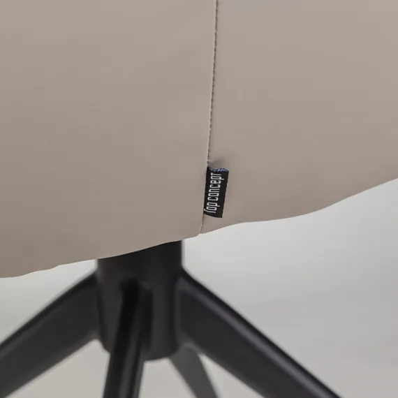 Полукресло Sofia, серая экокожа Soft-Touch