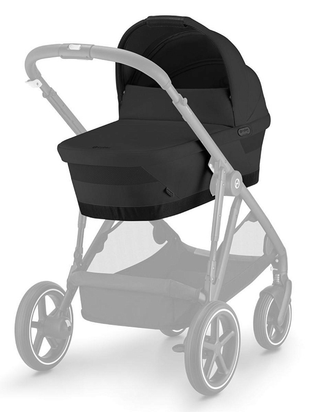 Спальный блок для коляски Cybex Gazelle S Cot Moon Black с дождевиком