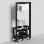 Инсталляция для унитаза WasserKraft Dill 61TLT.010.ME.WM03 с белой матовой кнопкой