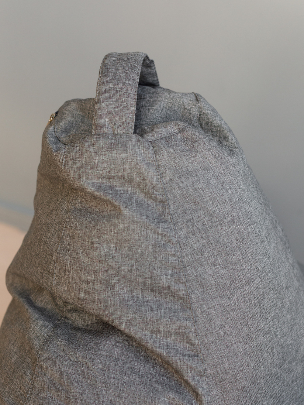 Кресло Мешок Груша Серая Рогожка (4XL, Классический)