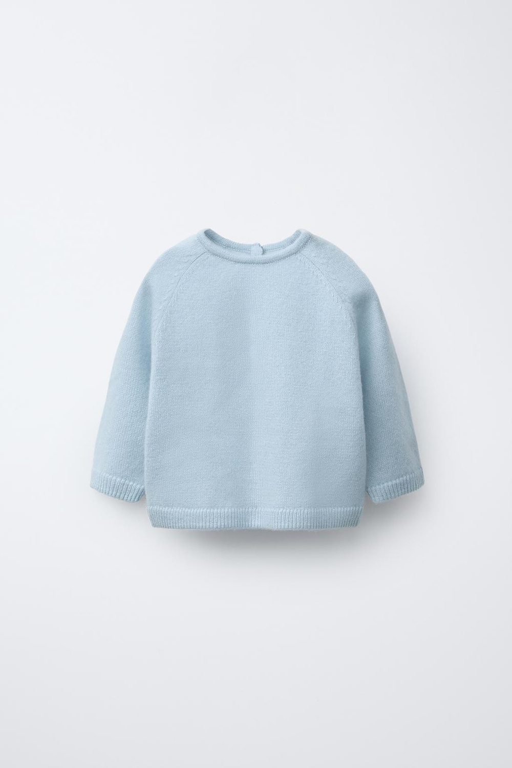 ZARA СВИТЕР ИЗ 100% КАШЕМИРА, ГОЛУБОЙ