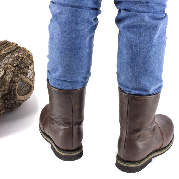 Унты мужские укороченные из кожи теленка