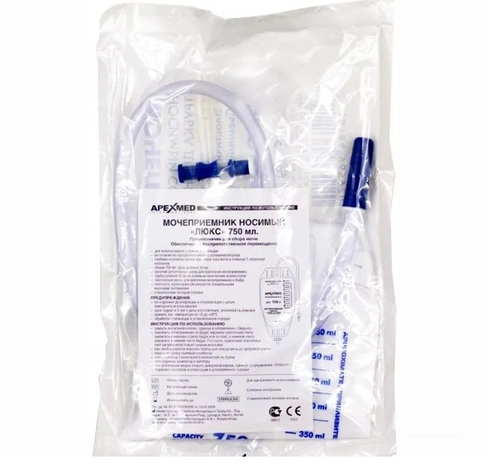 Мочеприемник носимый ножной 750 мл 1 шт.