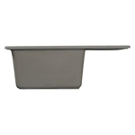 Мойка ML-GMS103 СТАНДАРТ с крылом, темно-серый (309), 570*460*190мм