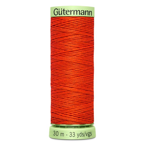 Нитки отделочные Gutermann Top Stitch 30 (30 метров), 5 кат. | 155 яркий апельсин