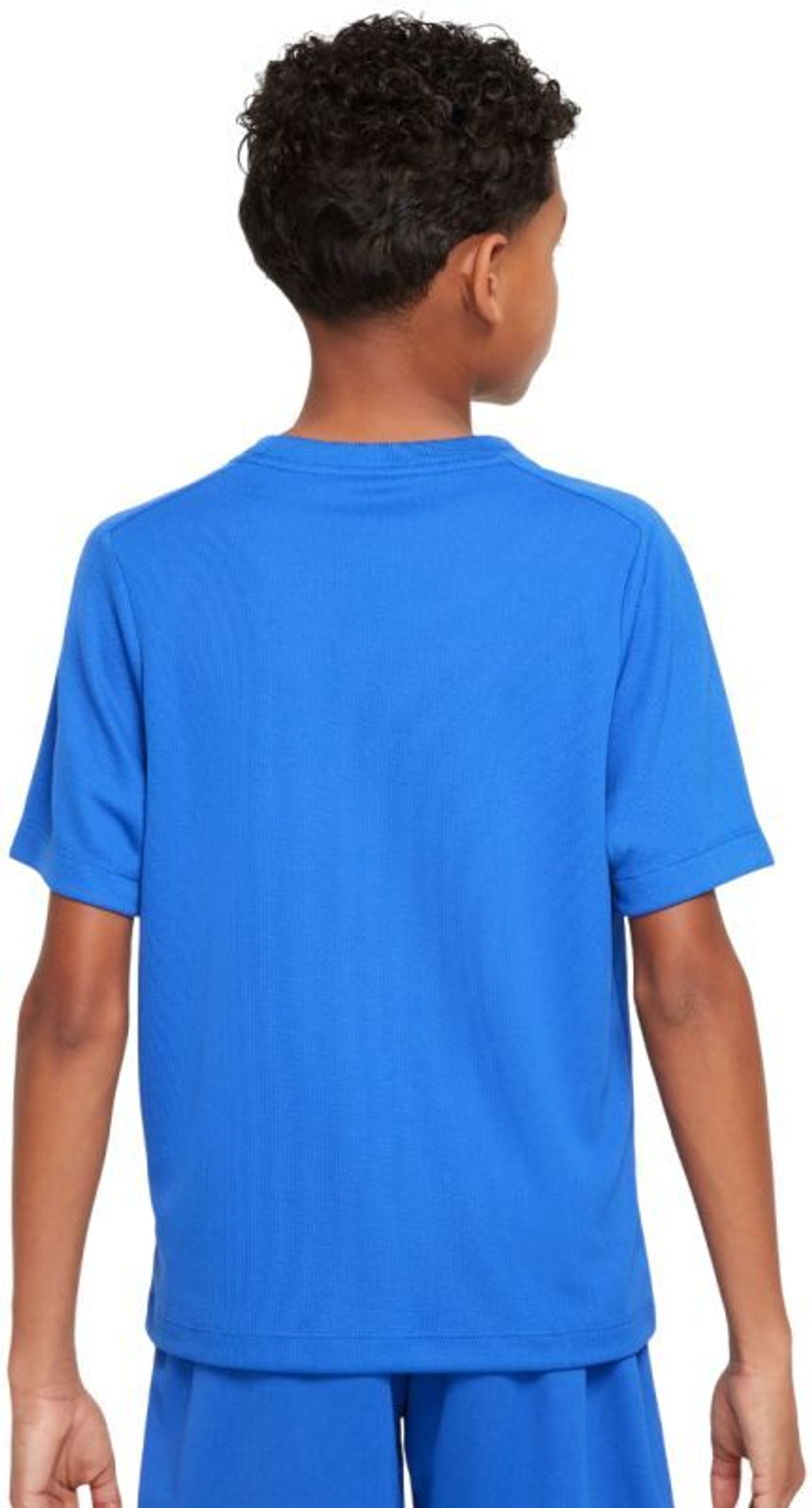 Футболка для мальчика теннисная Nike Boys Multi Dri-FIT Short-Sleeve Top - game royal/white