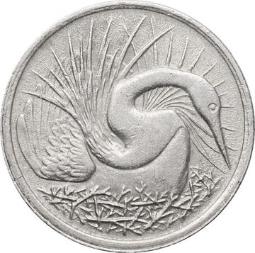 5 центов 1967-1985 Сингапур