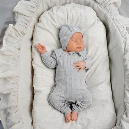 Ползунки "Жемчуг" из ажурного хлопка 0+