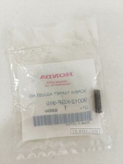 90012-KGF-910. SCREW, TAPPET ADJUSTING. Honda