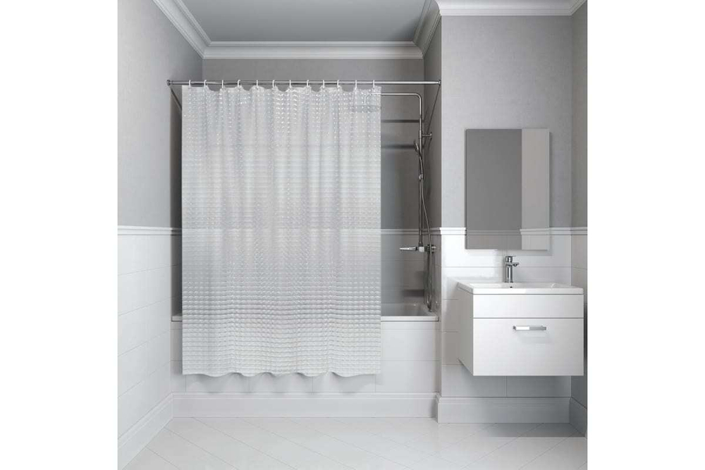 Штора для ванной IDDIS 200x180 см, 3D, PEVA P01PV18i11
