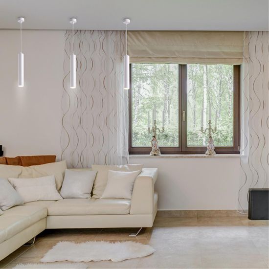 370621 OVER NT19 460 белый Накладной светильник, длина провода 1м IP20 GU10 50W 220V PIPE