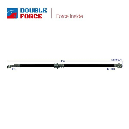Шланг тормозной Double Force DFH0124
