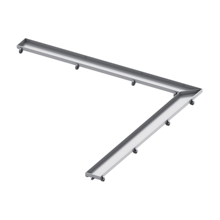 Основа для плитки TECEdrainline под облицовку плиткой "plate", для углового душевого канала 90° 1200 x 1200