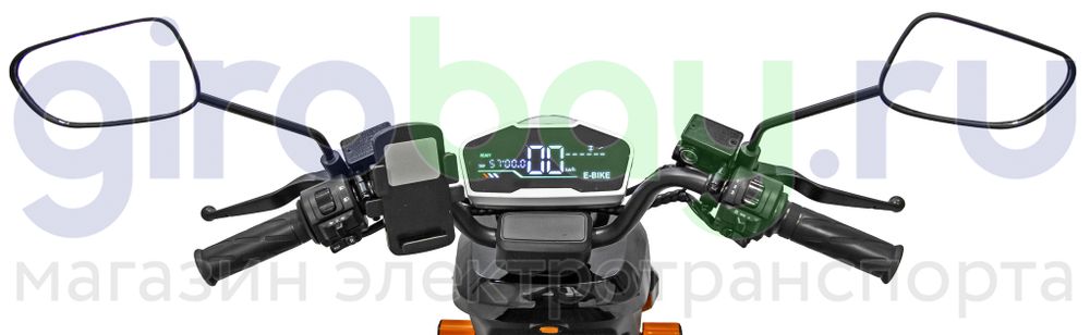 Электроскутер MAIKAOLIN U2 PRO 1500W (60V/40Ah) - Чёрный фото №12