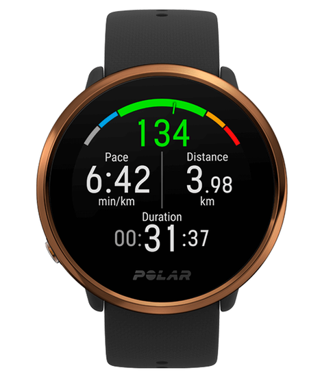 Фитнес часы Polar Ignite Black-Copper M/L 90079362