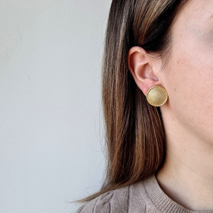 Клипсы Trifari круглые