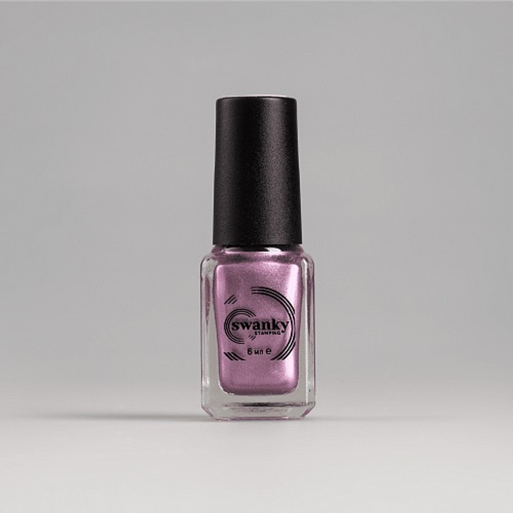 Лак для стемпинга Swanky Stamping M124 лавандово-розовый 6 мл