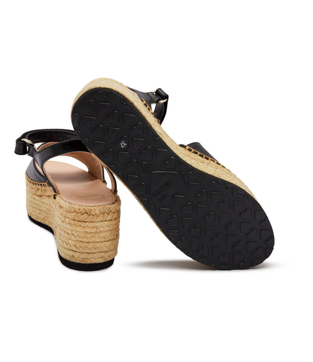 Босоножки VITELLO Love Moschino - черный(JA16306I0IIA0)