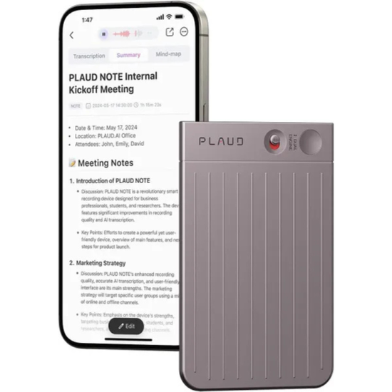 Диктофон Plaud Note Silver ( Серебристый )