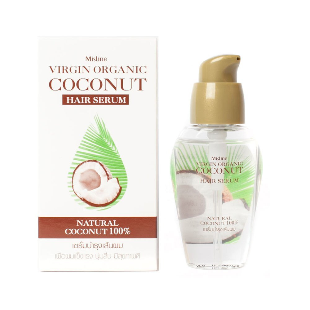 Сыворотка Mistine Virgin Organic Coconut Hair Serum для волос с кератином Кокосовая 35 мл