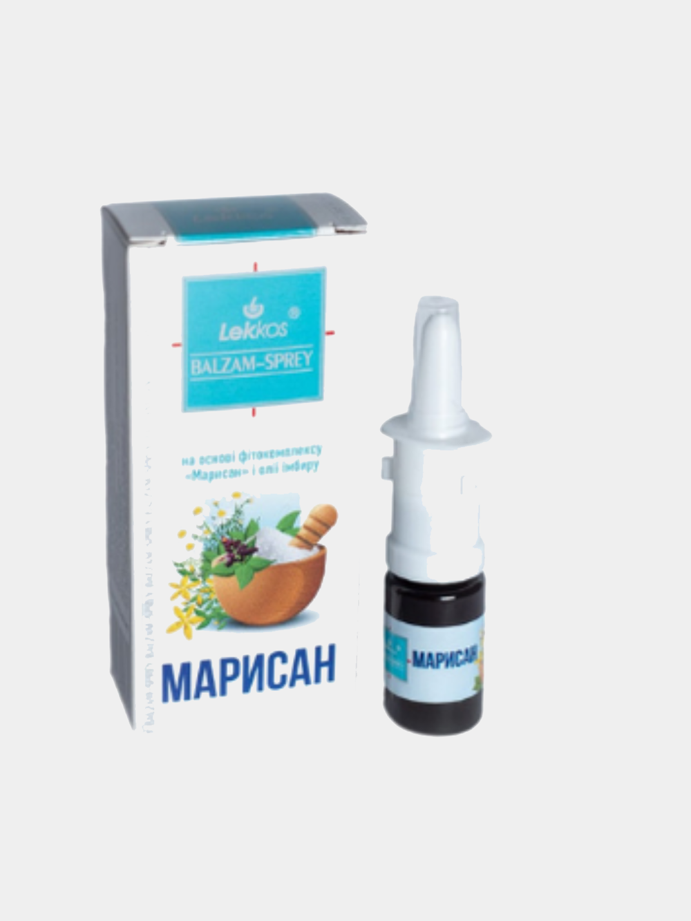 Бальзам-спрей Марисан назальный для местного применения при воспалительных заболеваниях верхних дыхательных путей и насморке