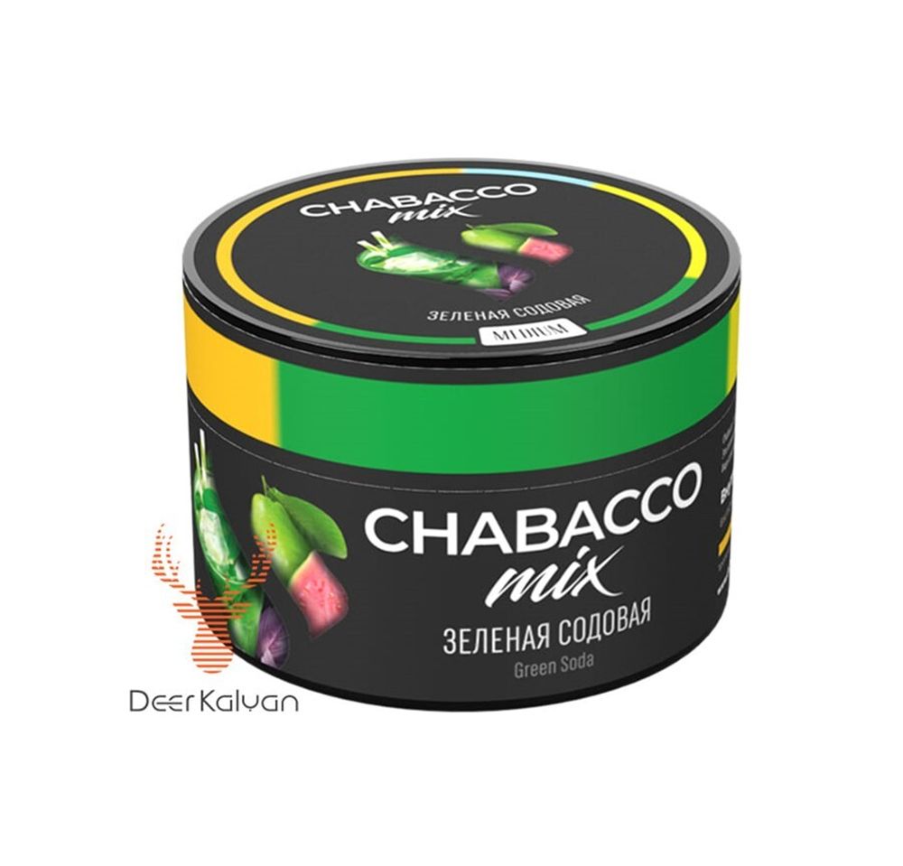 Chabacco &quot;Green Soda&quot; (Зеленая Содовая) Medium 50 гр.