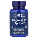 Life Extension, Глицинат магния, 90 вегетарианских капсул (105 мг на капсулу)