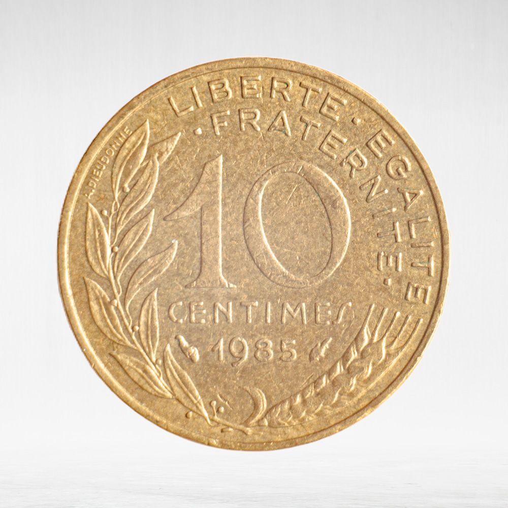 France, 10 Centimes 1985, VF