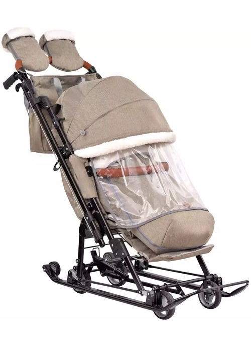 Санки-коляска Ника Детям НД7-8К (бежевый)