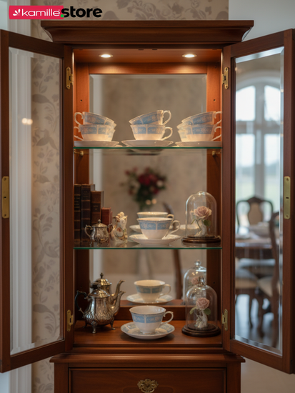 Чайный набор 220 мл. 12 предметов, на 6 персон, фарфоровый