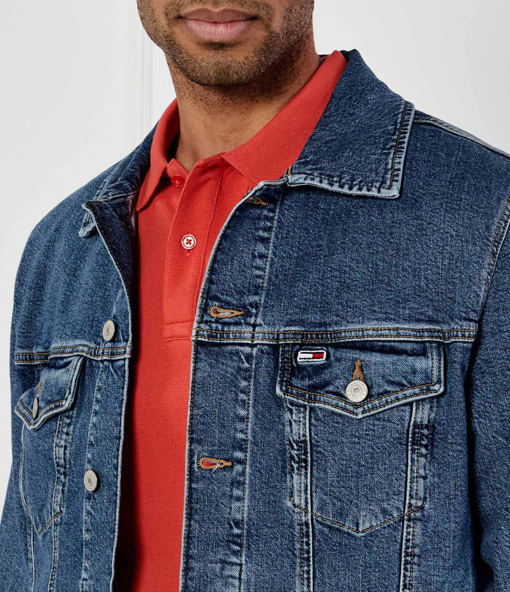 Джинсовая куртка Ryan Tommy Jeans - голубой(DM0DM21047)