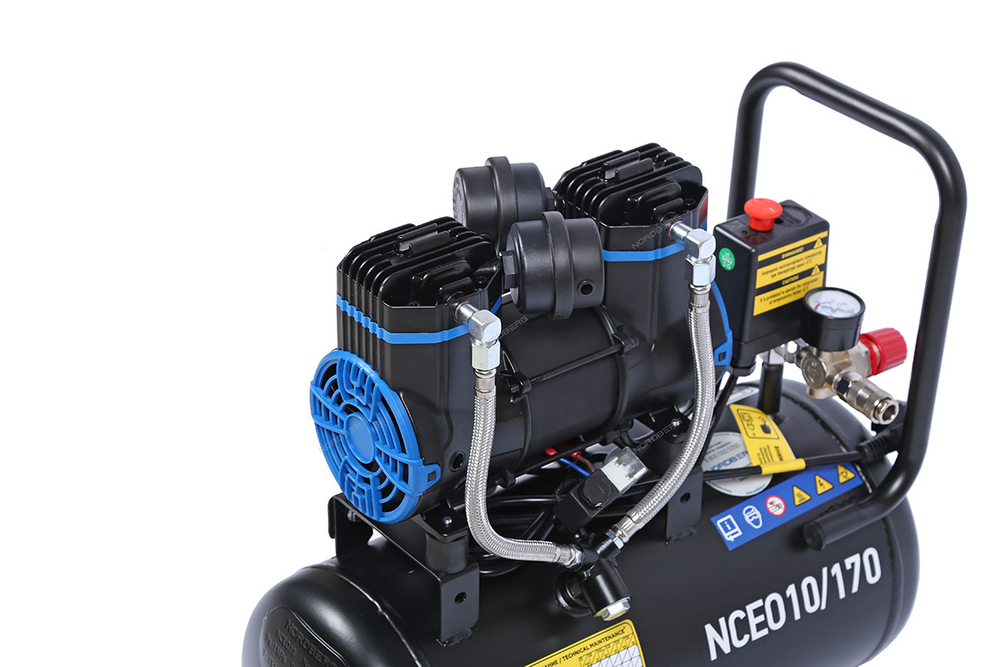 NORDBERG (NCEO10/170) Компрессор безмасляный 220 В, ресивер 18 л, 170 л/мин