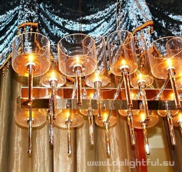 Люстра AXO Light Spillray  18 lamps long