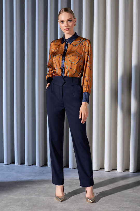 31025 Брюки женские (синий)