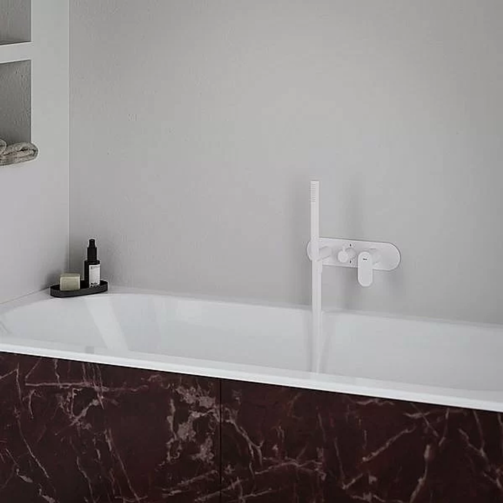 Смеситель для душа Ravak Eleganta X070263 белый вельвет