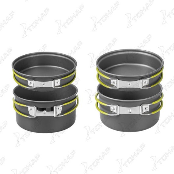 Набор посуды анодированный алюминий (CAMPSOR-301) CAMPSOR