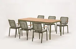 Уличный стол Armona 200х100 см, зеленый