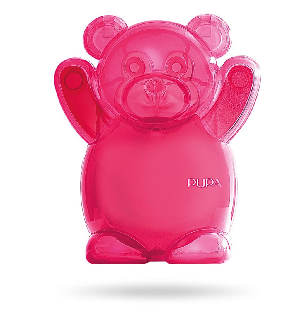 Pupa Шкатулка для макияжа Happy Bear, тон №003, Коричневые оттенки, 11,1 гр